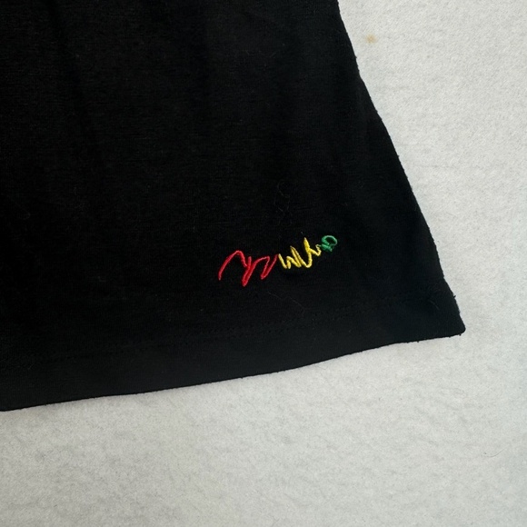 Coogi Babydoll Sleeveless Top Womens Size Medium Black Red Yellow Blue - Picture 11 of 12